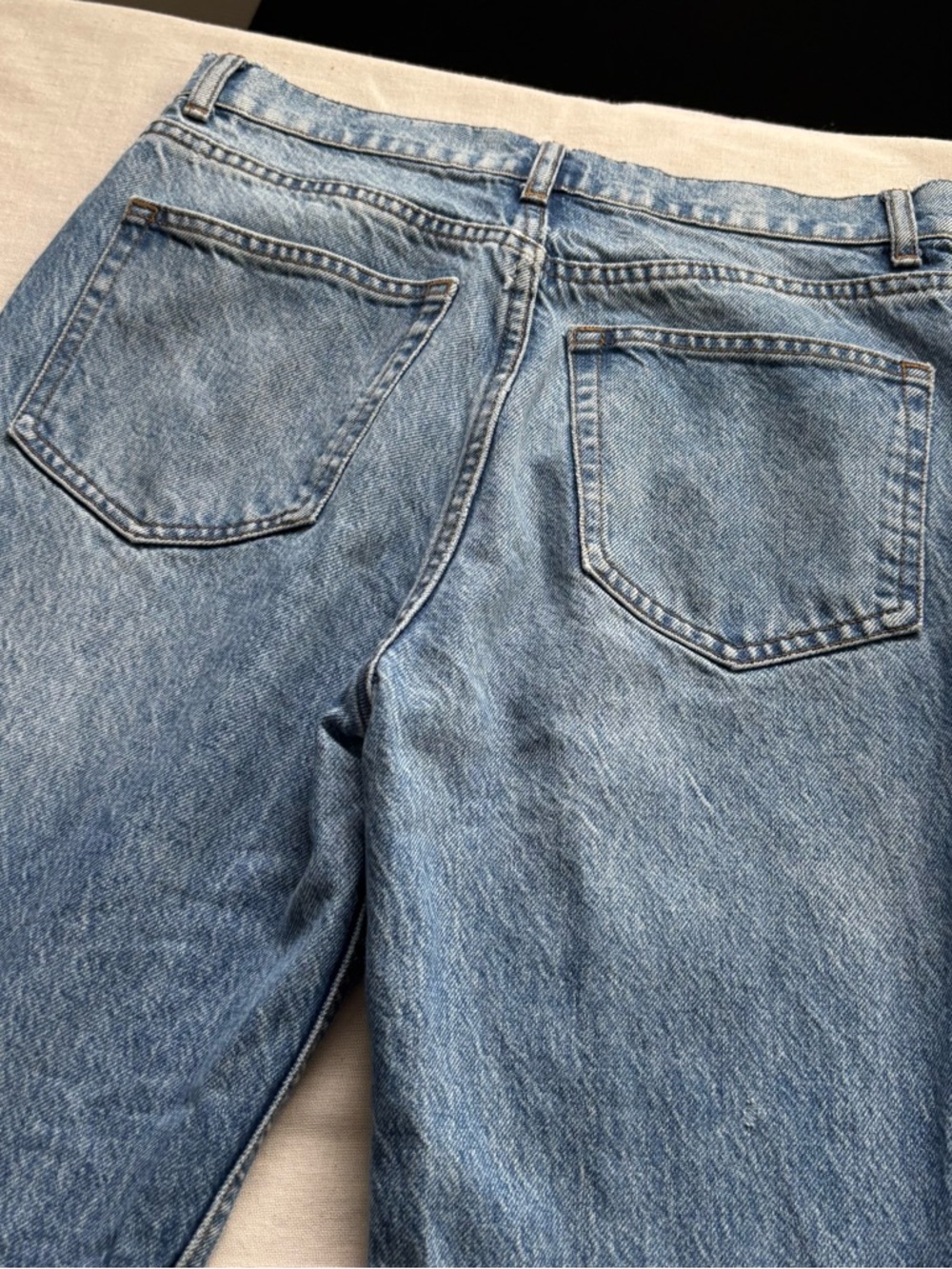 Reformation Kama Hanna High Rise Straight Jeans Medium Wash Size 27 - Picture 6 of 12
